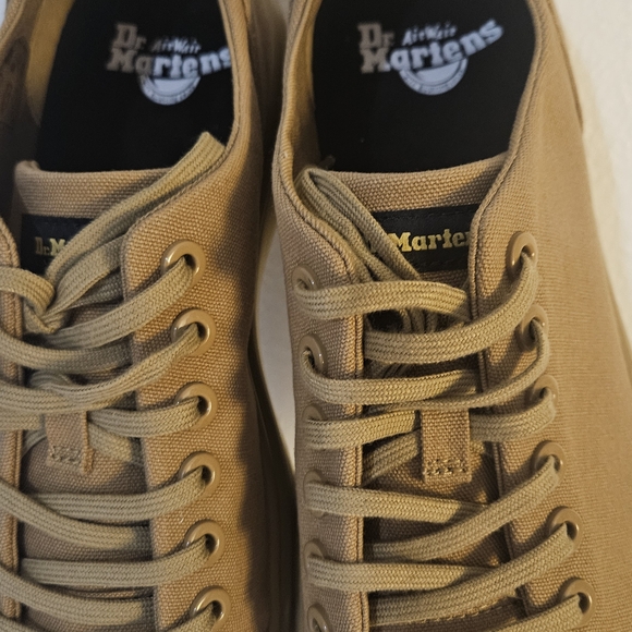 Dr. Martens Dante Canvas Muted Savannah Tan casual Sneakers Men's 8 Women's 9 - Picture 8 of 9
